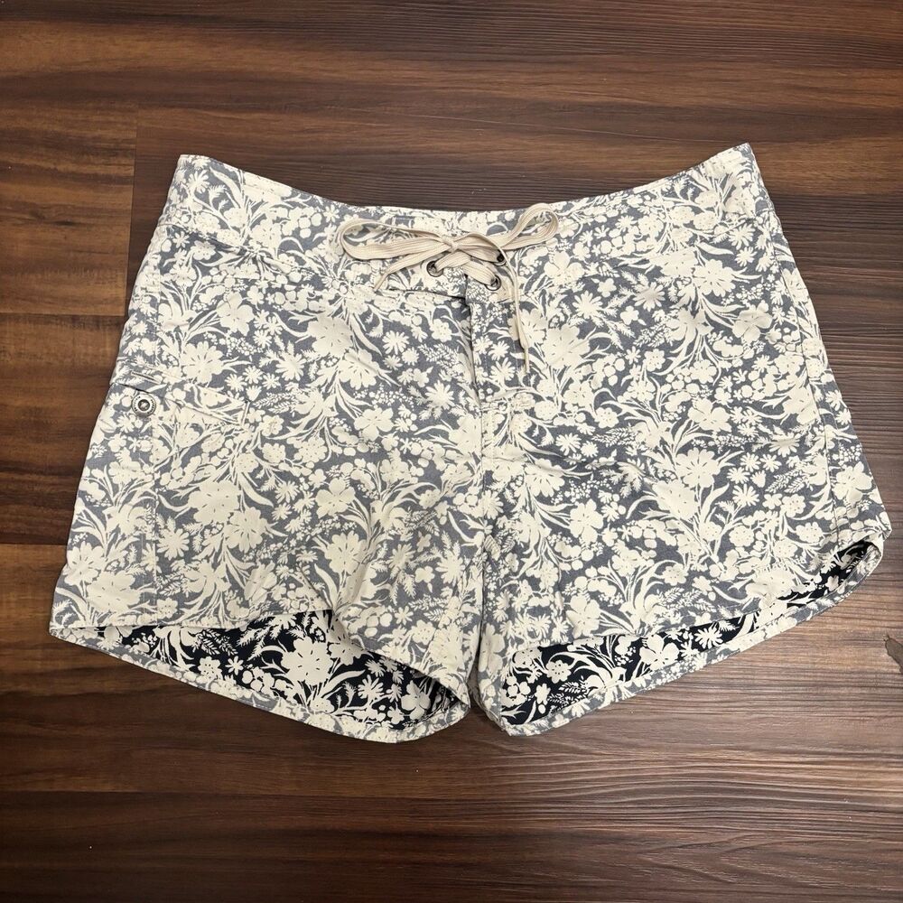 Patagonia Women’s Sz 8 Water Girl Faded Floral Board Swim Wavefarer Shorts